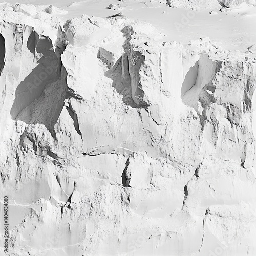 Polar icebergs differ in size/shape.
