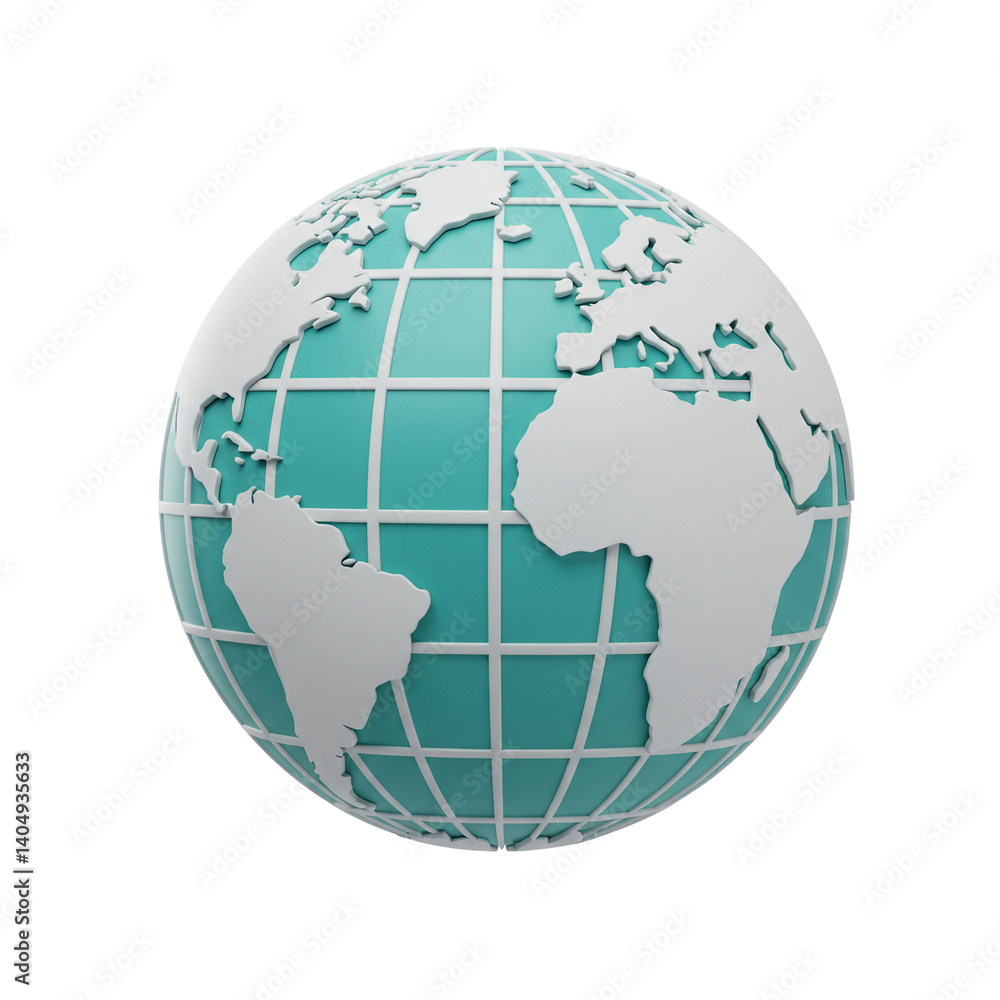 3D Realistic World Globe Earth Geography Cartography Planet Travel Global Representation Accurate 3D Realistic World Globe Earth Geography Cartography Planet Travel Global Representation Accurate