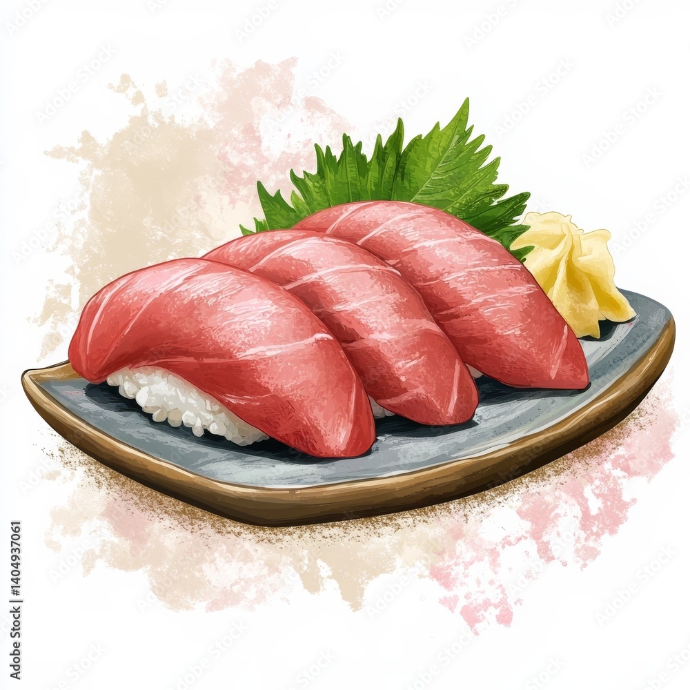 Tuna sushi.