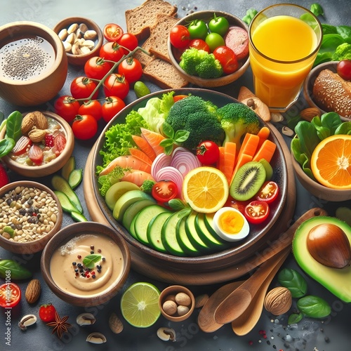 fruit and vegetable salad