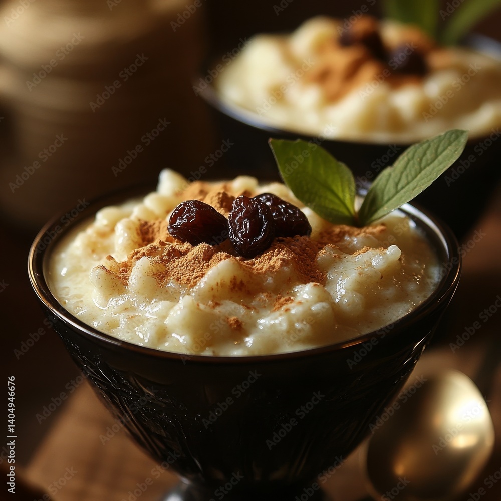 Sweet rice pudding: a great dessert.