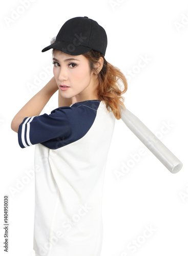 woman baseball player
