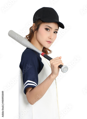 woman baseball player