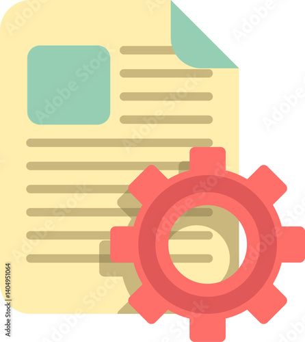content management Illustration on a white background     