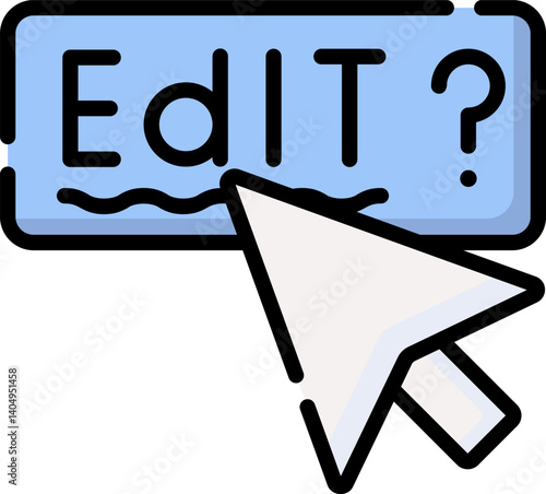 correction Illustration on a white background     