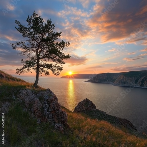 Obraz na płótnie Baikal lake, Olkhon summer. w salonie