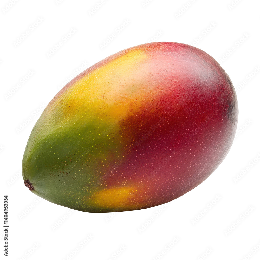 Fresh ripe mango on a white background showcasing vibrant colors and natural texture, Fresh mango isolated, white background Fresh ripe mango on a white background showcasing vibrant colors and natural texture, Fresh mango isolated, white background