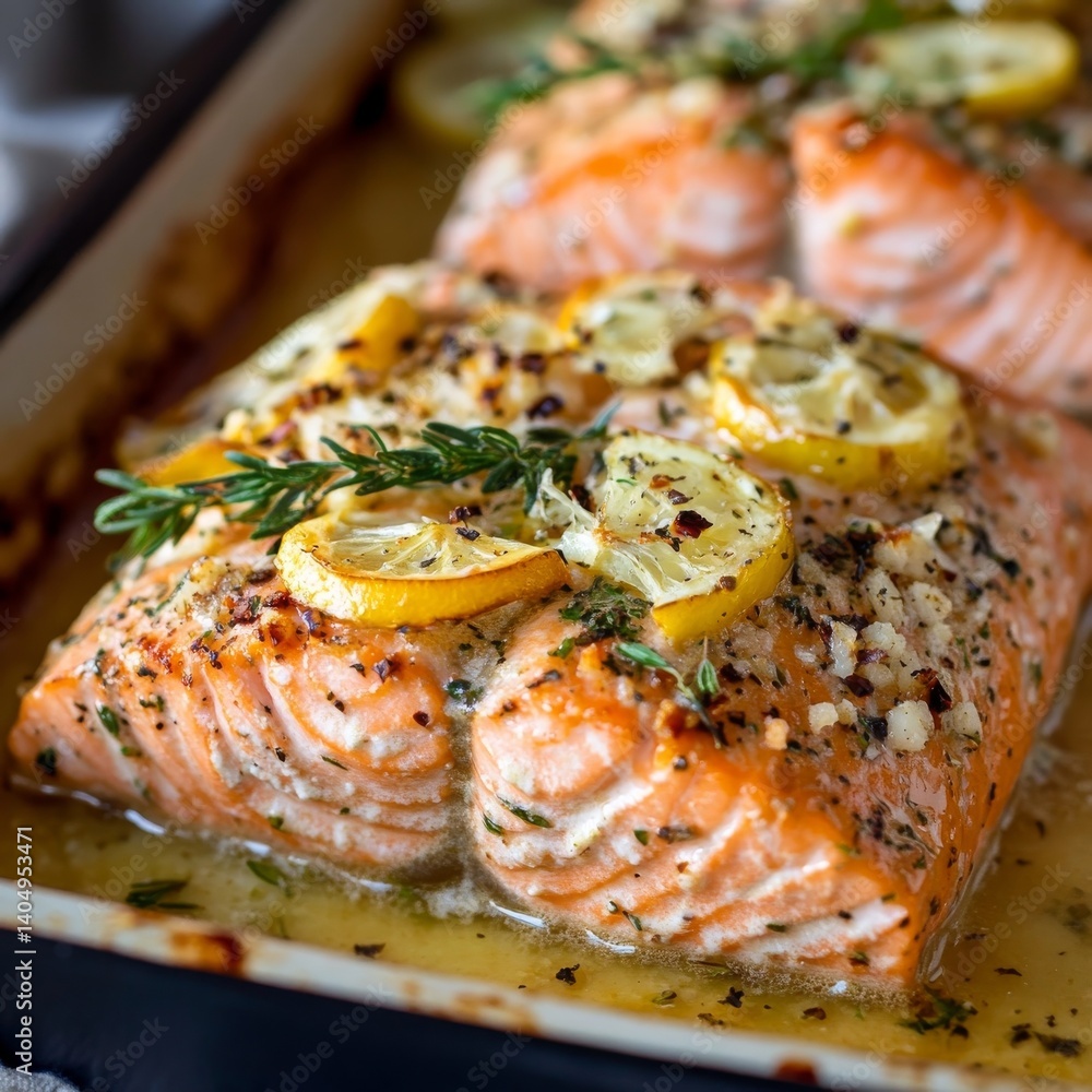 Baked fish.