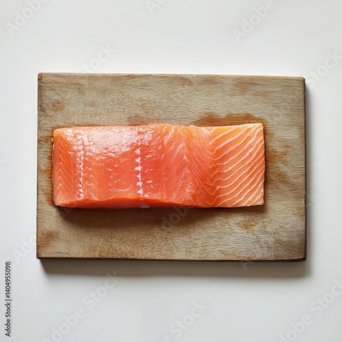 Obraz na płótnie Fresh salmon fillet, uncooked. w salonie