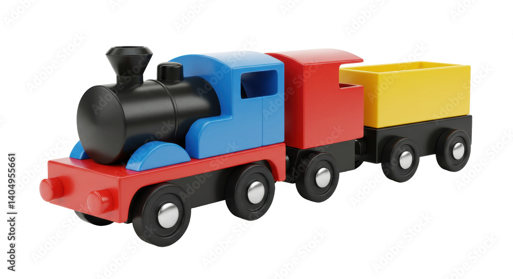 Isolated Toy Train Isolated Toy Train