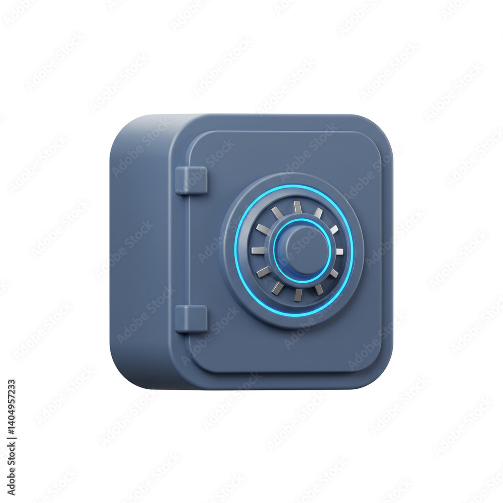 3D Modern Safe Vault Security Protection Finance Banking Investment Privacy Confidentiality Modern Design 3D Modern Safe Vault Security Protection Finance Banking Investment Privacy Confidentiality Modern Design