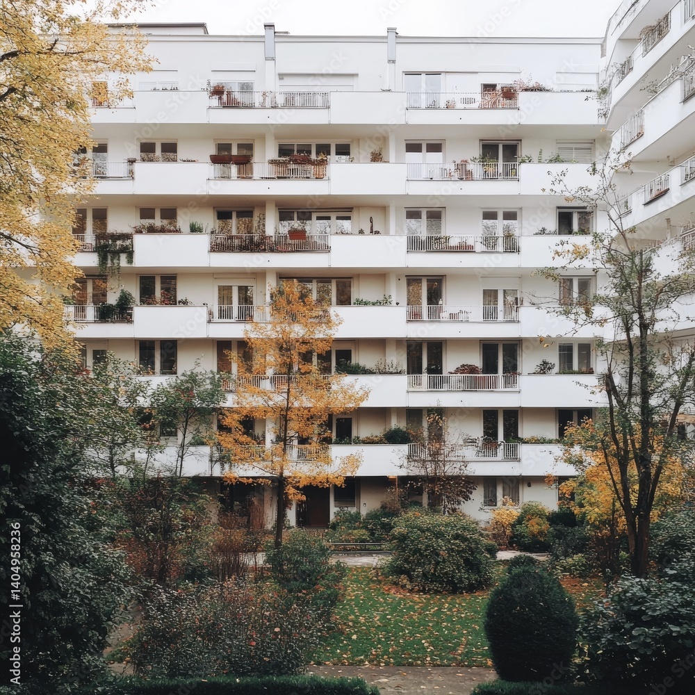 White complex, vintage foliage.