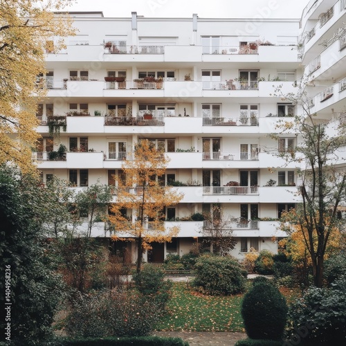 Obraz na płótnie White complex, vintage foliage. w salonie