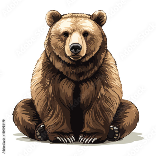 bear, animal, vector, transparent background