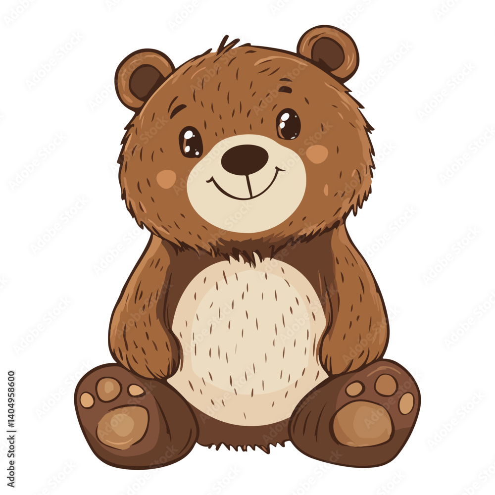 Fototapeta premium bear, animal, vector, transparent background