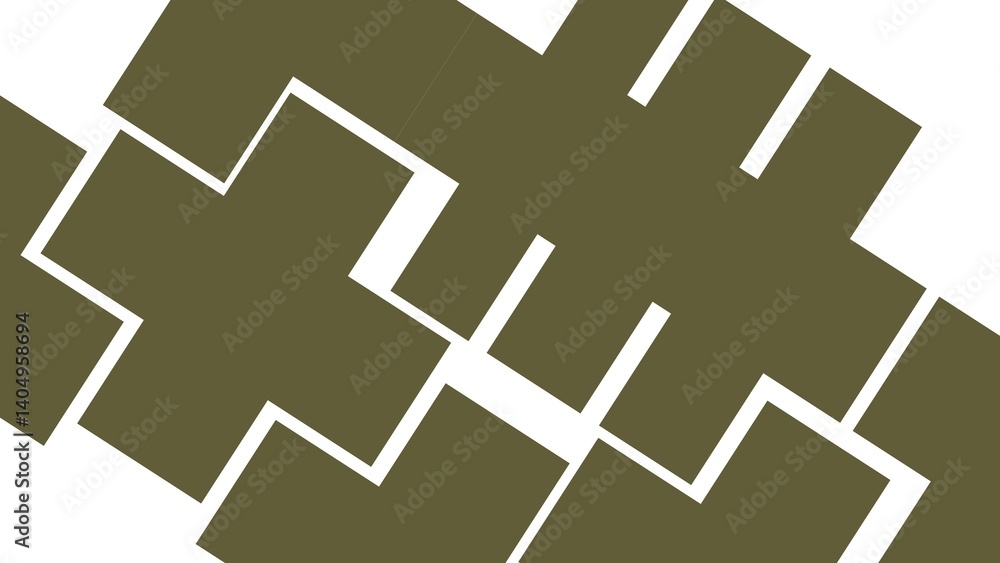 Obraz premium a collection of shapes that are arranged irregularly and create an art.