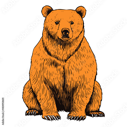 bear, animal, vector, transparent background