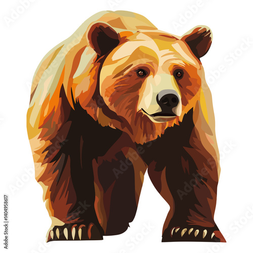 bear, animal, vector, transparent background