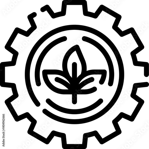 eco friendly Illustration on a white background     
