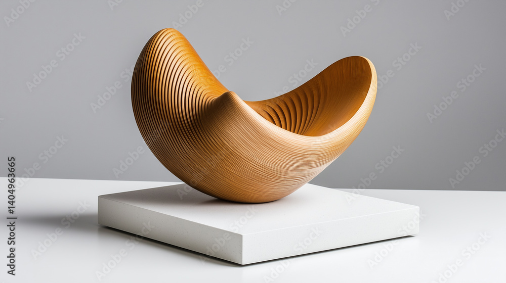 Sculptural wood art installation contemporary gallery abstract design minimalist environment artistic perspective Sculptural wood art installation contemporary gallery abstract design minimalist environment artistic perspective