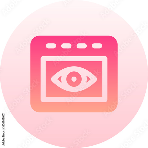 eye scanner Illustration on a white background     
