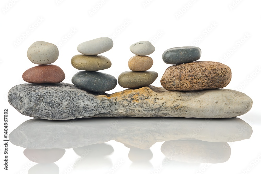 Fototapeta premium Lent reflection stones