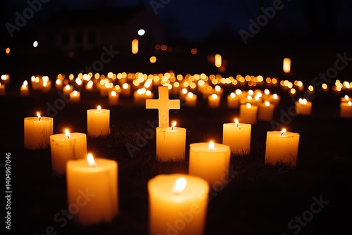 Wallpaper Mural Holy week candle crosses Torontodigital.ca