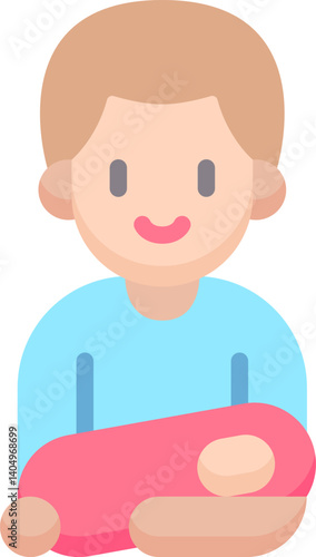 fathers day Illustration on a white background     309.eps