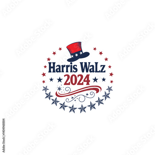 Harries Walz typography t shirt design.