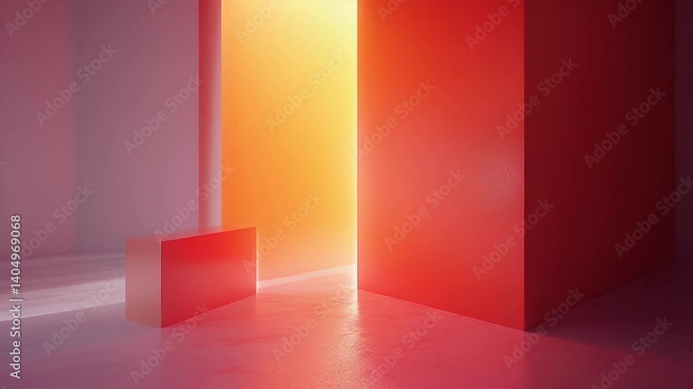 Vibrant Abstract Composition with Geometric Shapes and Colors Vibrant Abstract Composition with Geometric Shapes and Colors
