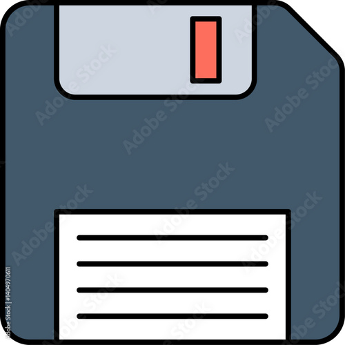 floppy disk Illustration on a white background     