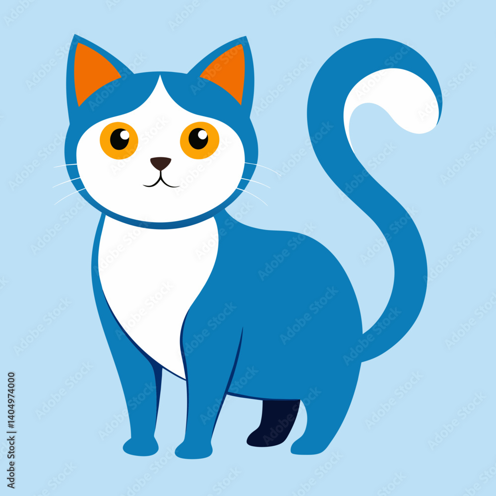 cat, domesticated pet feline, vector illustration cat, domesticated pet feline, vector illustration