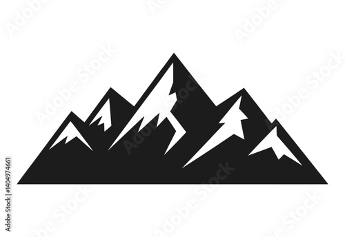 Mountain Silhouette Vector Illustration