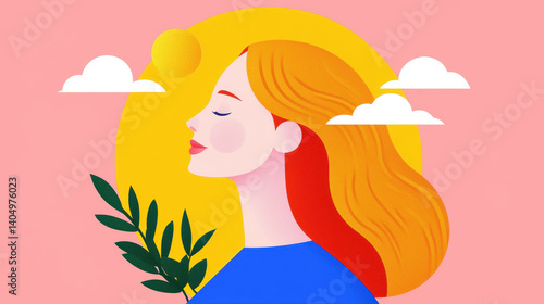 Happiness is letting go, Happiness through letting go of negativity illustrated in a high-fidelity graphic image.