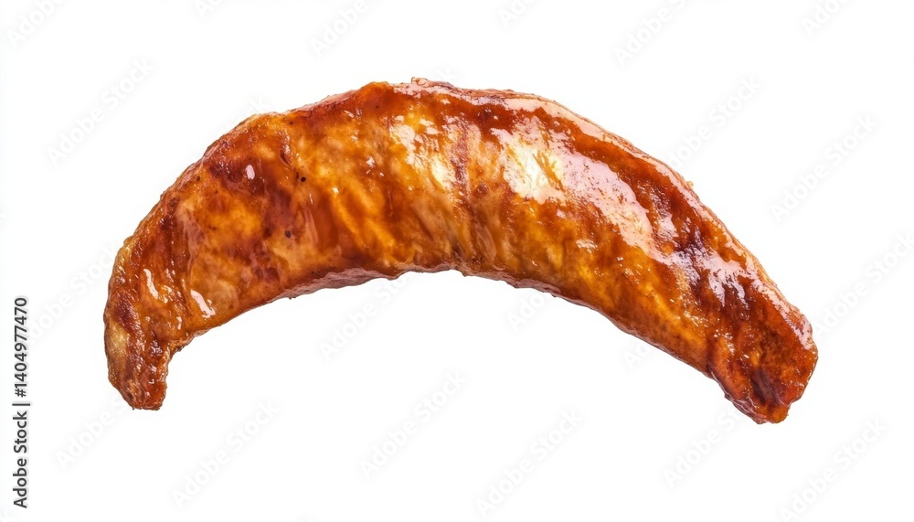 Delicious Cooked Chicken Wing Isolated on White Background Ready to Eat Delicious Cooked Chicken Wing Isolated on White Background Ready to Eat