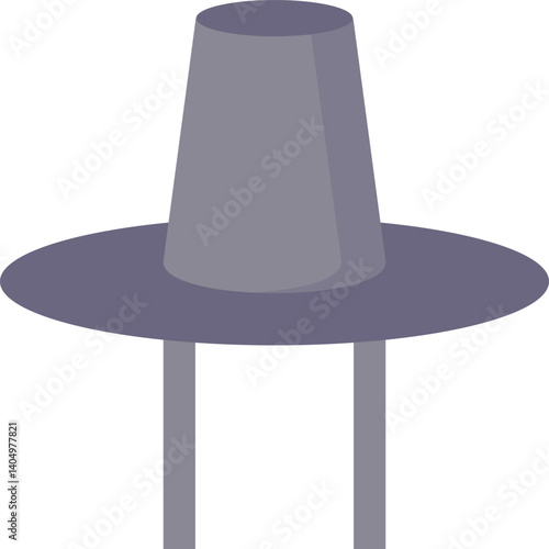 hat Illustration on a white background   