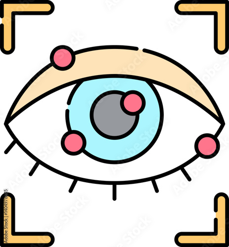 identification Illustration on a white background     