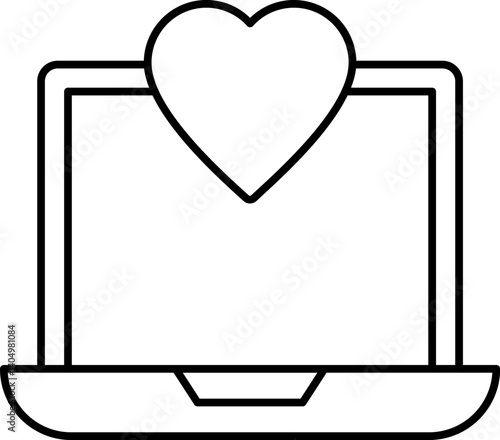 laptop (2) Illustration on a white background     