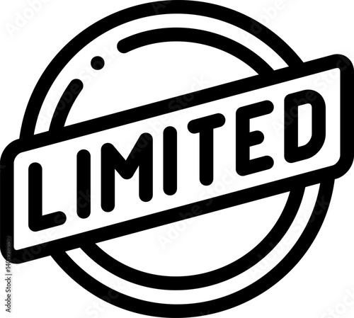 limited Illustration on a white background 