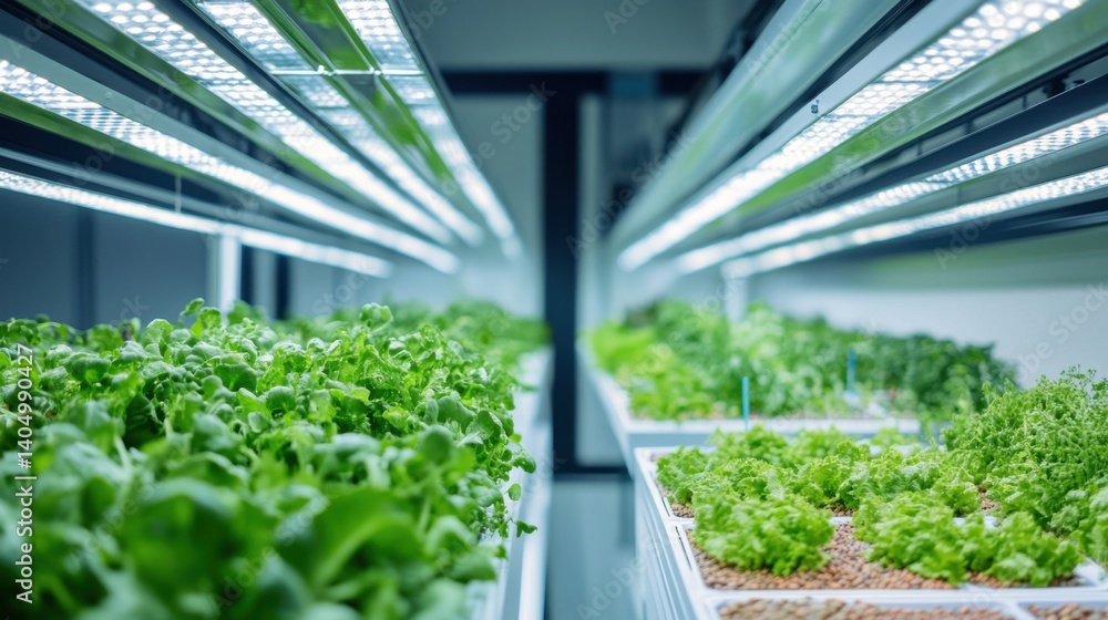 A futuristic eco-friendly farm integrating hydroponic and aeroponic systems A futuristic eco-friendly farm integrating hydroponic and aeroponic systems