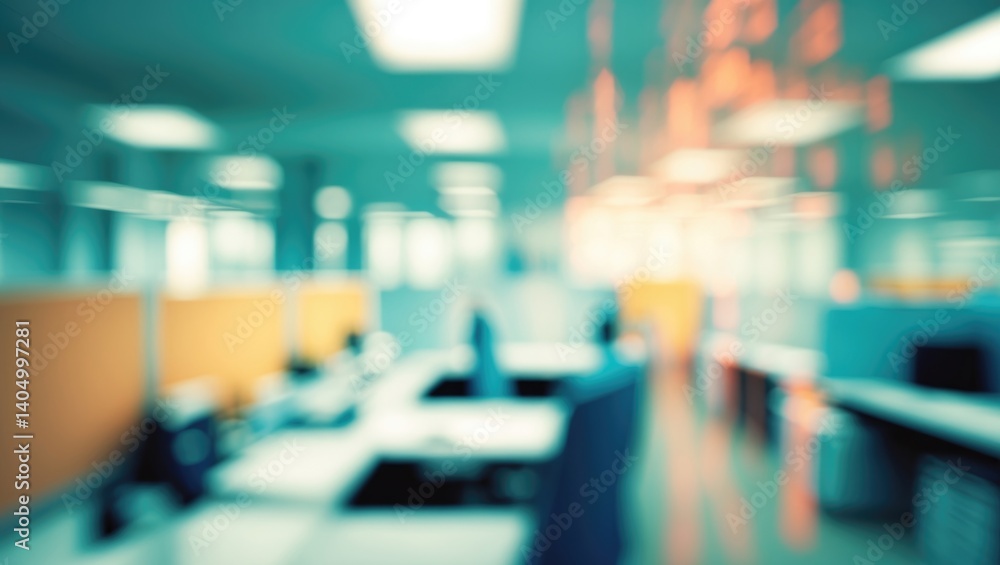 Blurred Office Background Featuring Bokeh Blurred Office Background Featuring Bokeh