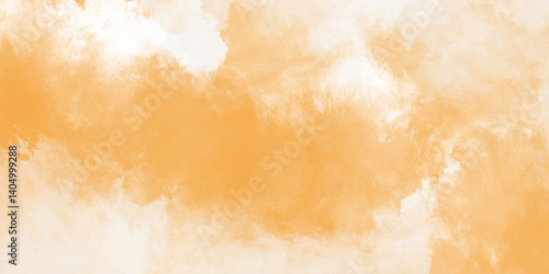 Abstract orange watercolor background. hand painted vector illustration. background .hand-drawn paper illustration diagonal gradient of white ,Water vapor.	
