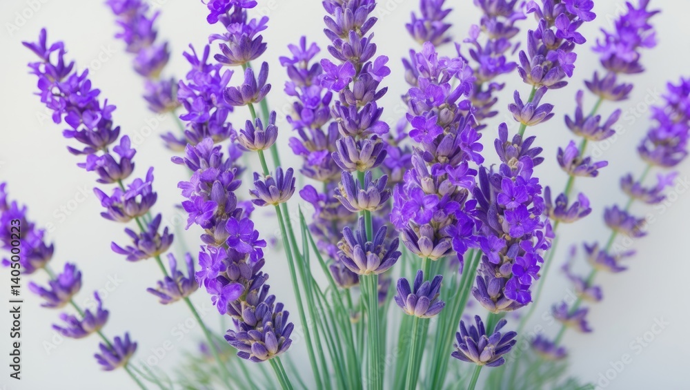 Obraz premium Isolated lavender flowers on a backdrop