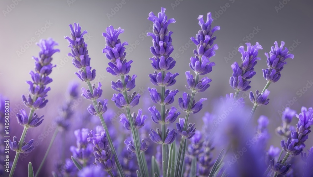 Naklejka premium Fields of lavender flowers