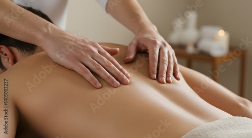Wallpaper Mural Relaxing Back Massage Therapy for Stress Relief Torontodigital.ca