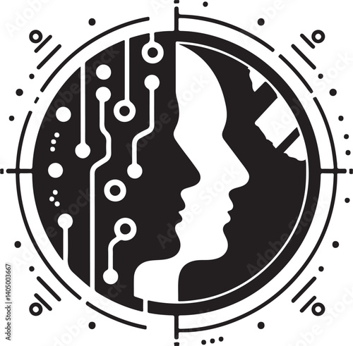 Head Mirror Reflection Vector