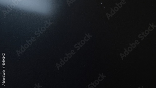 Black stone countertop texture for interior design, featuring granite background with white flecks