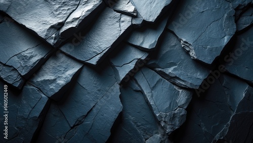 Wallpaper Mural Abstract background image of black stone texture Torontodigital.ca