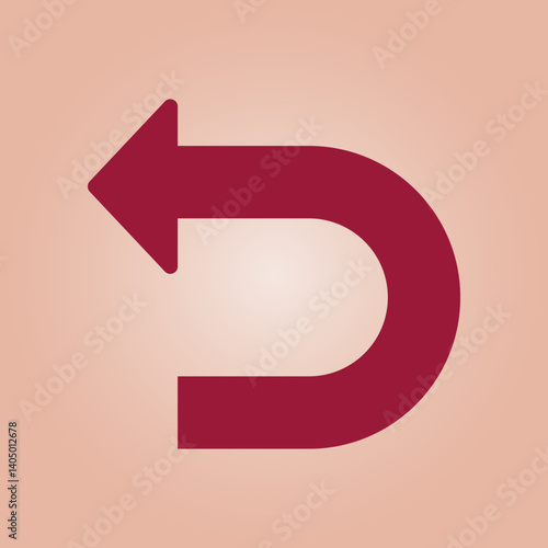 Arrow trendy icon gallant abstract vector illustration colorful artwork lovely design