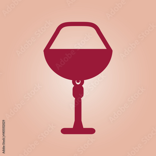 Glass trendy icon gallant abstract vector illustration colorful artwork lovely design